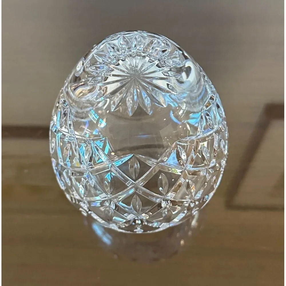 Gorgeous Cut Crystal‎ Medium Flower Vase 6'' Shelf Home Decor